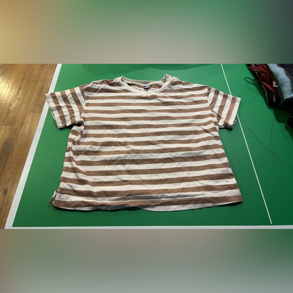 Striped crop top